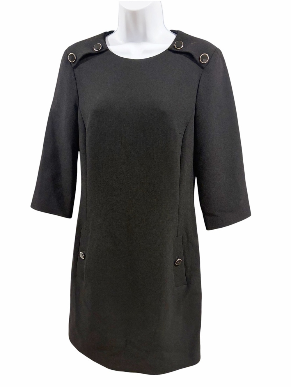 Michael Kors Collection Made in Italy Wool Crepe Sheath Dress size 6